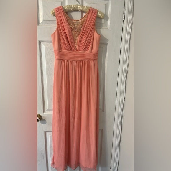 Coral Formal Dress by Sangria (US 6) - Picture 2 of 5